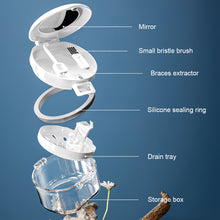 Load image into Gallery viewer, Portable Orthodontic Retainer Invisible Braces Box Braces Storage Box Soaking Invisible Teeth Denture Cleaning
