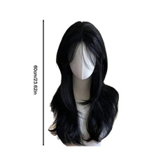 Load image into Gallery viewer, Wig Female Full Headset Simulated Hair Rose Hair Mesh Style French Hairband High Level Simulated Hair Wig
