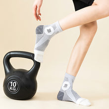 Load image into Gallery viewer, 1Pair Ankle Pressure Socks Absorbent Sweat Breathable Open Toe Socks Anti-Sprain Sports Ankle Brace
