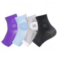 Load image into Gallery viewer, 1Pair Ankle Pressure Socks Absorbent Sweat Breathable Open Toe Socks Anti-Sprain Sports Ankle Brace
