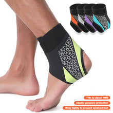 Load image into Gallery viewer, 1PC Sports Pressure Ankle Guard Anti-Sprain Light Breathable Ankle Fixed Socks Outdoor Riding Mountaineering Protection
