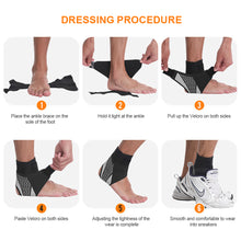 Load image into Gallery viewer, 1PC Sports Pressure Ankle Guard Anti-Sprain Light Breathable Ankle Fixed Socks Outdoor Riding Mountaineering Protection
