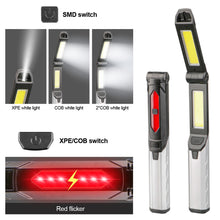 Load image into Gallery viewer, Multi-Function Foldable Ultra-Bright Work Light Type-C Charging Strong Magnetic Maintenance Flashlight With Hook
