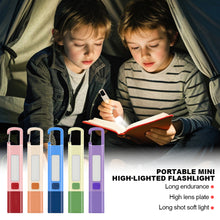 Load image into Gallery viewer, Portable Mini High-Lighted Flashlight Three-Speed Adjustable Telescopic Zoom Camping Work Light USB Charging
