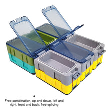 Load image into Gallery viewer, 1PC Magnetic Lure Accessories Box With Fluorescence Sealing Rubber Ring Waterproof Moisture-Proof Fishing Gadget Storage Box
