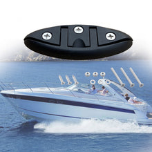 Load image into Gallery viewer, 1PC 12CM Foldable Side-Opening Rope Cleat Pulling Rope Horn Cleat for Marine and Yacht Hardware
