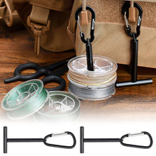 Load image into Gallery viewer, 1PC Portable Fishing Line Hanger Main Line Tray Carrying Tools Fly Fishing Spool Bracket With Hook Fishing Gear Accessories
