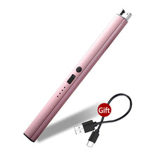 Load image into Gallery viewer, Windproof Pulse Electric Arc Ignition Flameless Plasma Ignition Candle Lighters with USB Rechargeable Lighter for Kitchen Outdoor BBQ
