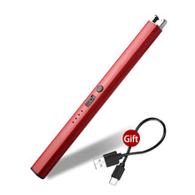Load image into Gallery viewer, Windproof Pulse Electric Arc Ignition Flameless Plasma Ignition Candle Lighters with USB Rechargeable Lighter for Kitchen Outdoor BBQ
