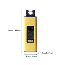 Load image into Gallery viewer, Windproof Single Pulse Arc Lighter Flameless Plasma USB Rechargeable Lighter for Men's Gift Candles Outdoor BBQ
