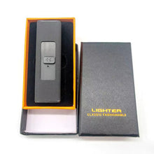 Load image into Gallery viewer, Windproof Single Pulse Arc Lighter Flameless Plasma USB Rechargeable Lighter for Men's Gift Candles Outdoor BBQ
