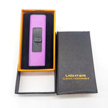 Load image into Gallery viewer, Windproof Single Pulse Arc Lighter Flameless Plasma USB Rechargeable Lighter for Men's Gift Candles Outdoor BBQ

