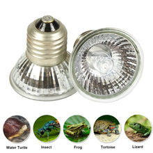 Load image into Gallery viewer, 25W 50W 75W UVA+UVB Pet Reptile Heating Lamp Heat Light Bulb Turtle Lizard Heater Bulb Full Spectrum Sunlamp for Amphibian
