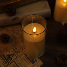 Load image into Gallery viewer, 1/3Pcs LED Flameless Electric Candles Light Acrylic Glass Battery Flickering Fake Tealight for Wedding Party Christmas Decor
