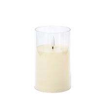 Load image into Gallery viewer, 3Pcs/Set LED Flameless Electric Candles Light Acrylic Glass Battery Flickering Fake Tealight with Remote Control for Wedding Party Christmas Decor
