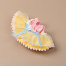 Load image into Gallery viewer, Miniature Pearl Bow Lace Trimmed Skirt for 11cm Dolls Cute DIY Doll Clothes Lovely Outfit Gifts for Girls Friends
