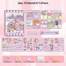 Load image into Gallery viewer, Diy Quiet Book Girl Dress Up Toys Children's Educational Handmade Paper Book Doll Toy

