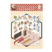 Load image into Gallery viewer, Multi Scenario 3D Miniature Landscaping PET Stickers DIY Decompression Stickers for Children Adult Parenting Interactive Sticker
