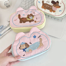 Load image into Gallery viewer, Puppy Mini Cosmetic Bag Multifunctional Soft Stationery Holder Bag Pouch for Make Up Kit Candy Color Small Item Bag Girls
