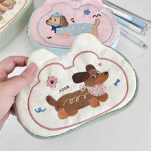 Load image into Gallery viewer, Puppy Mini Cosmetic Bag Multifunctional Soft Stationery Holder Bag Pouch for Make Up Kit Candy Color Small Item Bag Girls

