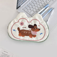 Load image into Gallery viewer, Puppy Mini Cosmetic Bag Multifunctional Soft Stationery Holder Bag Pouch for Make Up Kit Candy Color Small Item Bag Girls
