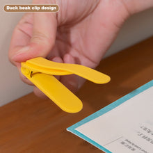 Load image into Gallery viewer, Silicone Bookmark Clip Automatically Follows Notebook Page Divider with Pen Holder Page Flipping for School
