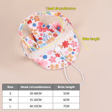 Load image into Gallery viewer, Spring Pet Sun Hat for Cats and Dogs Breathable Fisherman Cap with Ear Holes Sun Protection and Shade for Outdoor Activities
