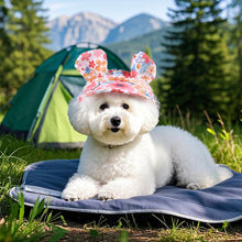 Load image into Gallery viewer, Spring Pet Sun Hat for Cats and Dogs Breathable Fisherman Cap with Ear Holes Sun Protection and Shade for Outdoor Activities
