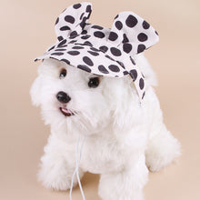 Load image into Gallery viewer, Spring Pet Sun Hat for Cats and Dogs Breathable Fisherman Cap with Ear Holes Sun Protection and Shade for Outdoor Activities
