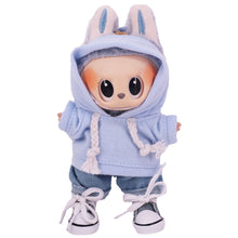Load image into Gallery viewer, Miniature Macron Hoodie for 17cm Labubu Dolls Cute DIY Doll Clothes Fashion Accessories Lovely Outfit Gifts for Girls Friends
