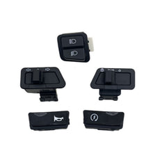 Load image into Gallery viewer, 6Pcs Motorcycle Head Light Horn Dimmer Turn Starter Single Headlight Switch Button For Honda Suzuki ATV Moped Scooter
