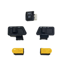 Load image into Gallery viewer, 6Pcs Motorcycle Head Light Horn Dimmer Turn Starter Single Headlight Switch Button For Honda Suzuki ATV Moped Scooter
