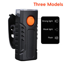 Load image into Gallery viewer, 1PC High-Brightness Bicycle Headlight Three-Mode Night Cycling Lighting Equipment Binding Tape Fixed Cycling Supplies

