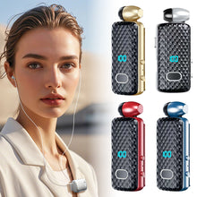 Load image into Gallery viewer, Clip-On Bluetooth Headphones With Retractable Cable HD Noise Cancelling Ultra-Long Life Wireless Headphones With Battery Display
