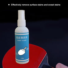 Load image into Gallery viewer, 1Bottle 100ML Table Tennis Racket Special Cleaning Agent Rubber Cleaning Care Maintenance Equipment
