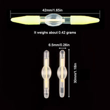 Load image into Gallery viewer, 1Pack /2PCS Self-Illuminating Seven Star Floating Night Fishing High Buoyancy Glow Rod Fishing Accessories
