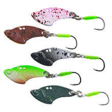 Load image into Gallery viewer, 1PC 25MM/2.5G Full Swimming Layer Universal Micro Bay Knife Vib Bait White Perch Pouting Special Long Cast Lure Fake Bait
