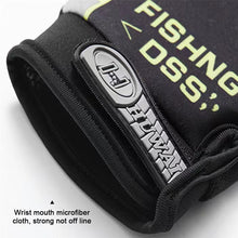 Load image into Gallery viewer, 1Pair Outdoor Stab-Proof Non-Slip Three-Finger Fishing Gloves Ice Silk Breathable Sunscreen Gloves
