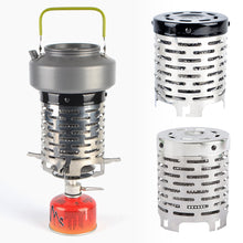 Load image into Gallery viewer, 1PC Outdoor Camping Stainless Steel Heating Cover Portable Stove Heater With Anti-Scalding Handle

