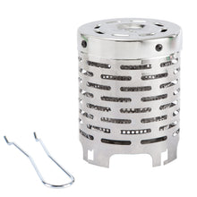 Load image into Gallery viewer, 1PC Outdoor Camping Stainless Steel Heating Cover Portable Stove Heater With Anti-Scalding Handle
