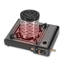 Load image into Gallery viewer, 1PC Outdoor Camping Stainless Steel Heating Cover Portable Stove Heater With Anti-Scalding Handle

