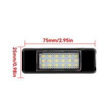 Load image into Gallery viewer, LED Car Number License Plate Light Lamp No Error Canbus DC 12V for Peugeot 106 1007 207 307 308 406 407 508 Citroen C2 C3 C4 C5 C6 C8
