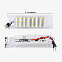 Load image into Gallery viewer, 1PC Car LED License Plate Lights Number Plate Lamp Replacement Canbus Error Free Car 12V Light For Opel Corsa Astra Insignia Vectra Zafira Tigra Meriva Adam
