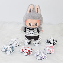 Load image into Gallery viewer, 17cm Cotton Canvas Shoes for Labubu Dolls Sports Boots Casual Doll Shoes, 3.8cm Doll Accessories DIY Doll Toys
