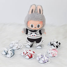 Load image into Gallery viewer, 17cm Cotton Canvas Shoes for Labubu Dolls Sports Boots Casual Doll Shoes, 3.8cm Doll Accessories DIY Doll Toys
