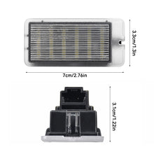 Load image into Gallery viewer, 1PC Car LED License Plate Lights Number Plate Lamp Replacement Canbus Error Free Car 12V Light For Nissan Renault Dacia Smart Fortwo Lada
