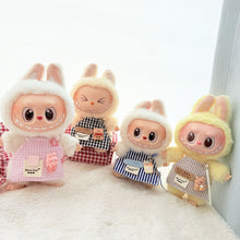 Load image into Gallery viewer, Clothes for 17cm Labubu Fashion Clothes Cartoon Aprons Comfortable Miniature Clothes Doll Mini Fashion Accessories
