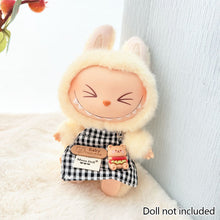 Load image into Gallery viewer, Clothes for 17cm Labubu Fashion Clothes Cartoon Aprons Comfortable Miniature Clothes Doll Mini Fashion Accessories

