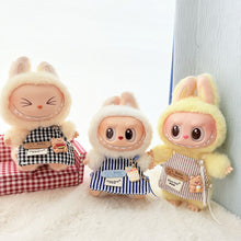 Load image into Gallery viewer, Clothes for 17cm Labubu Fashion Clothes Cartoon Aprons Comfortable Miniature Clothes Doll Mini Fashion Accessories
