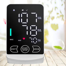 Load image into Gallery viewer, Rechargeable Smart Touch Screen Blood Pressure High Accurate Digital Sphygmomanometer Bp Monitors Electronic Tonometer Arm Cuff
